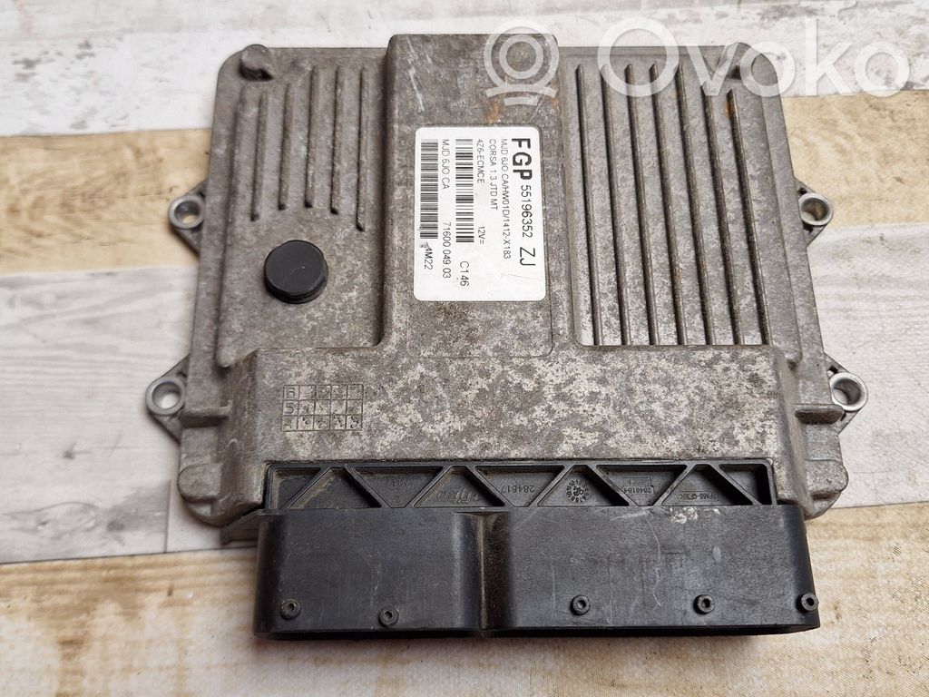 Opel Corsa C Engine control unit/module 