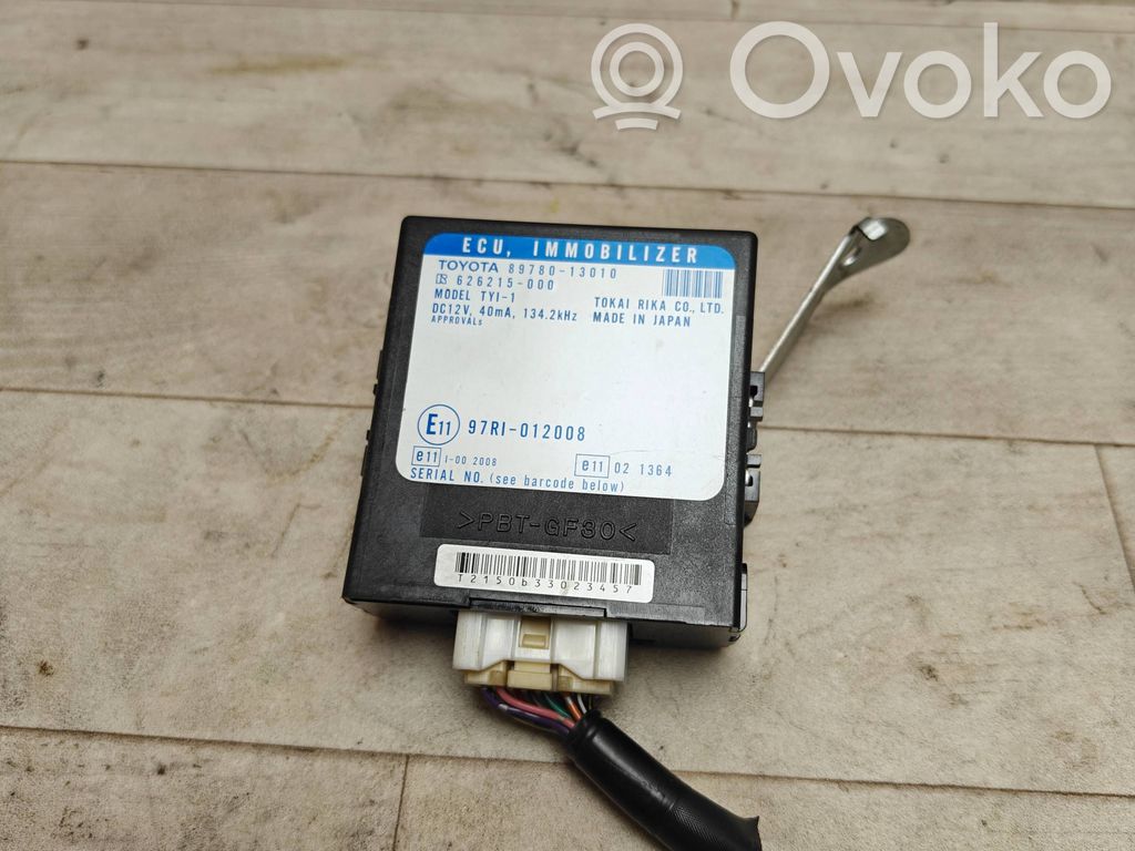 Toyota Corolla Verso E121 Immobilizer control unit/module 