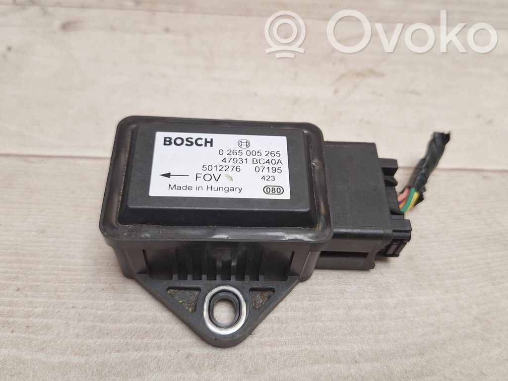 Nissan Note (E11) ESP acceleration yaw rate sensor 
