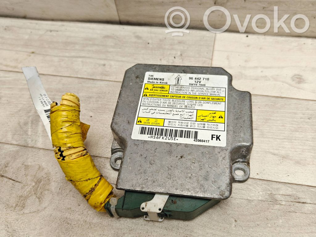 Chevrolet Aveo Airbag control unit/module 
