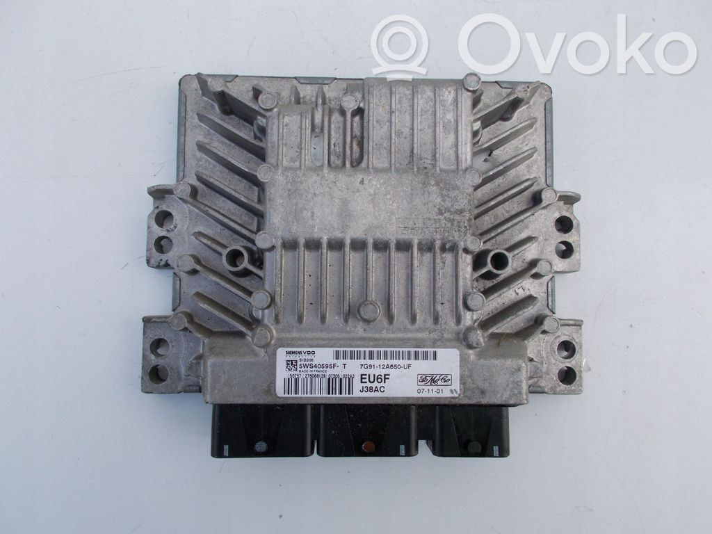 Engine control unit/module   12A650,5WS40595F,7G9112A650UF,KOMP7G9112A650UF
