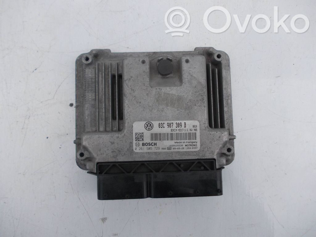 Engine control unit/module   03C907309B,0261S05729