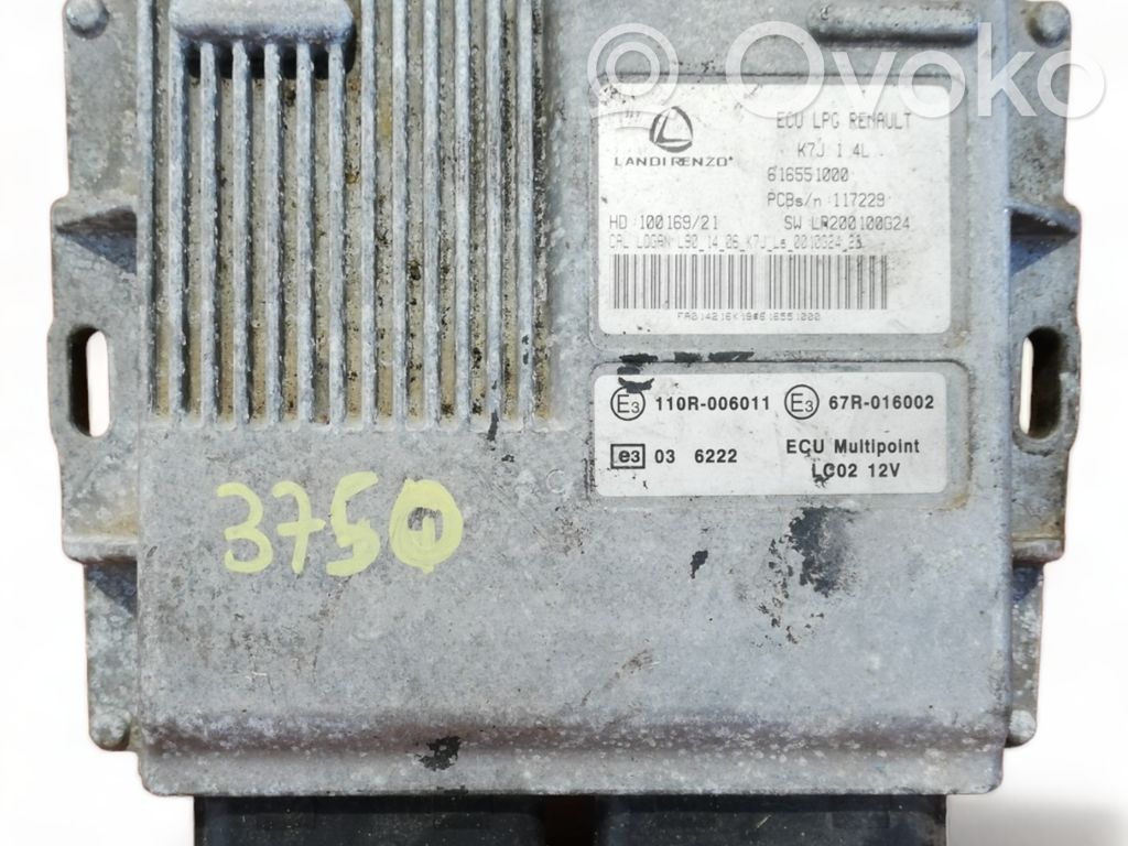 Dacia Sandero Unidad de control/módulo de gas GLP 
