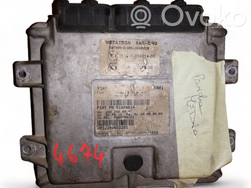 Fiat Panda II LP gas control unit module 