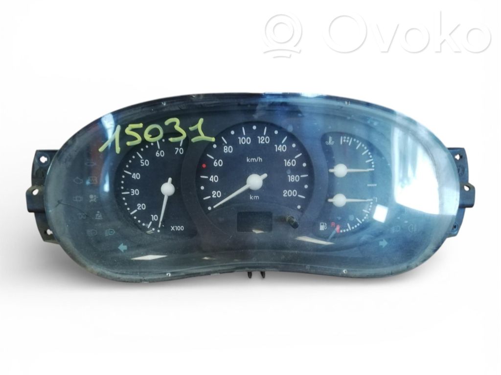Renault Clio II Speedometer (instrument cluster) 