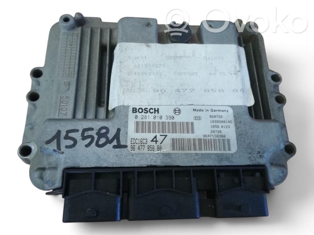 Peugeot 307 Engine control unit/module 