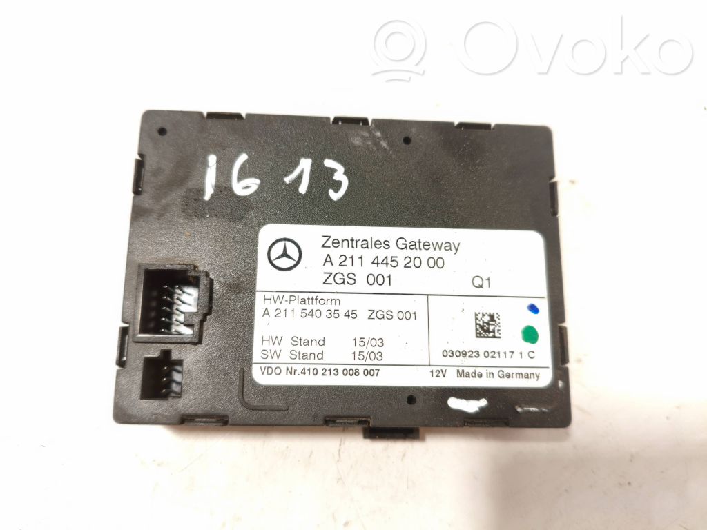 Mercedes-Benz E W211 Gateway control module 