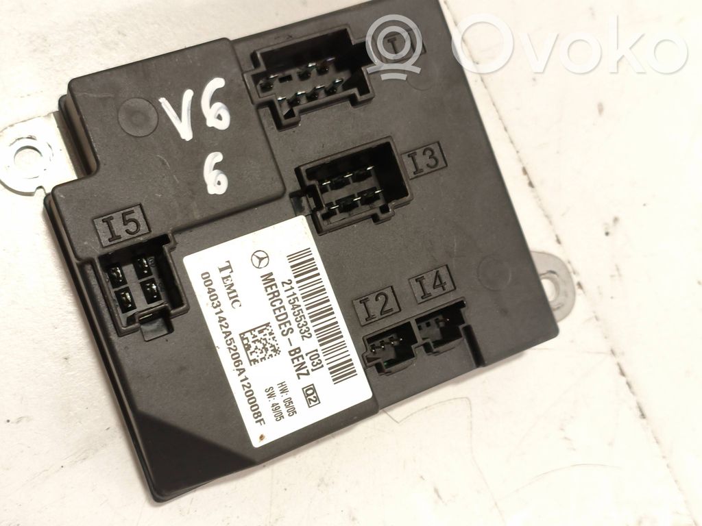 Mercedes-Benz E W211 Comfort/convenience module 