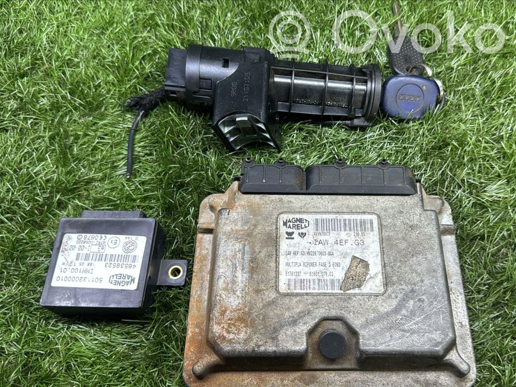 Fiat Multipla Engine ECU kit and lock set 