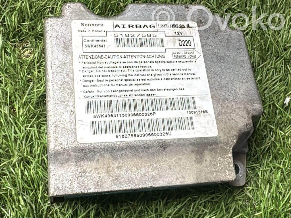 Fiat Bravo - Brava Airbag control unit/module 