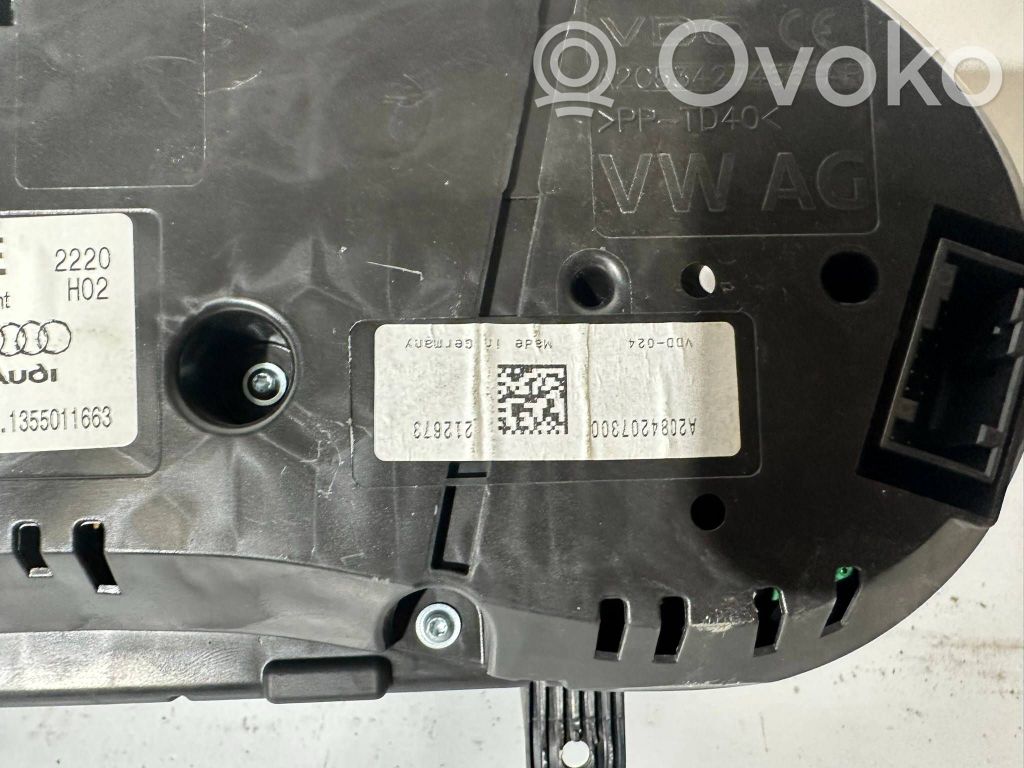 Audi A3 S3 8V Tachimetro (quadro strumenti) 