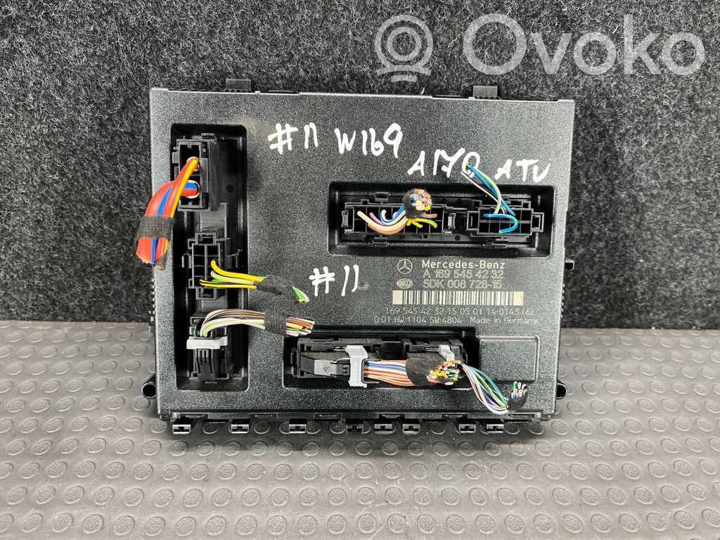 Mercedes-Benz A W169 Moduł / Sterownik komfortu 