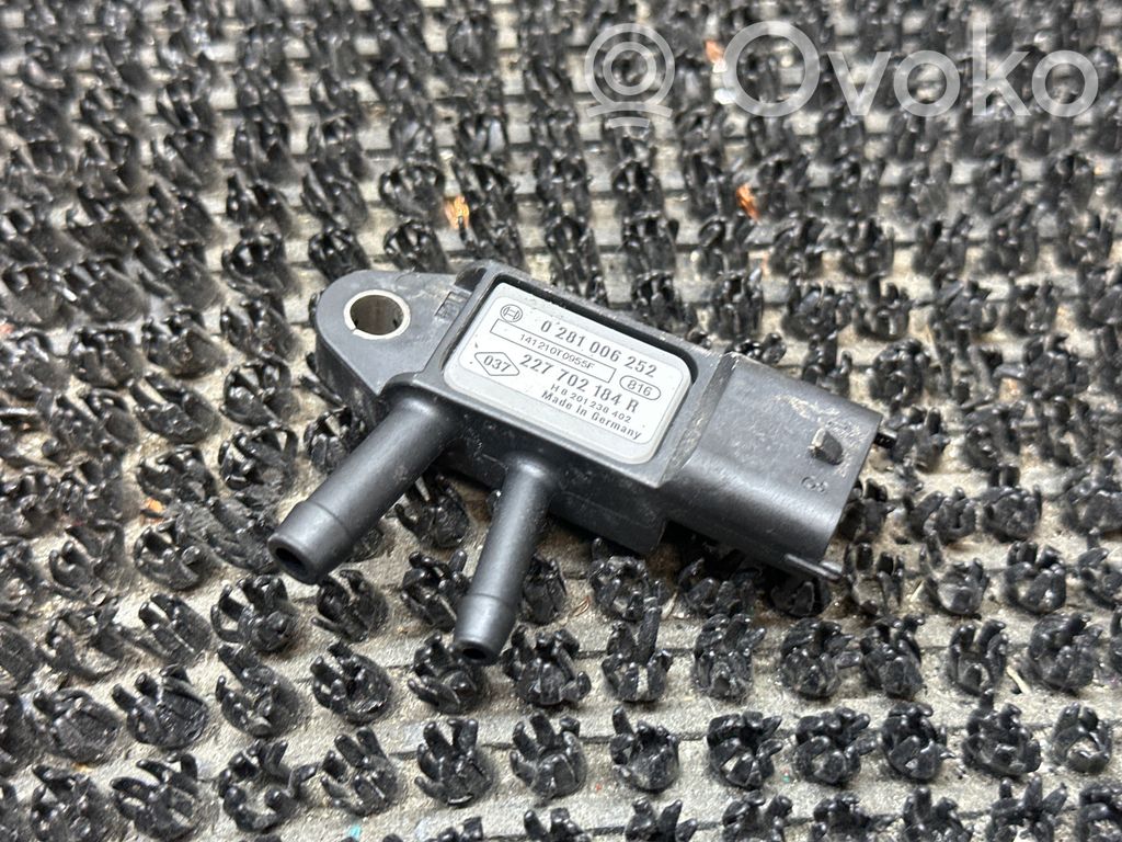 Renault Captur Exhaust gas pressure sensor 