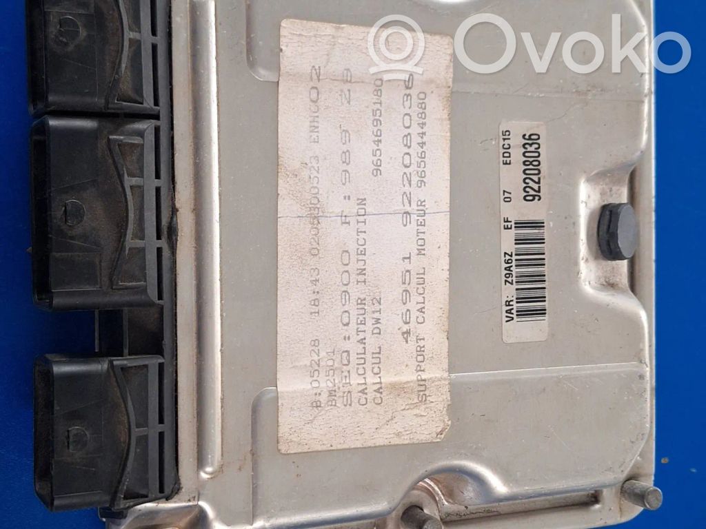 Peugeot 607 Engine control unit/module 