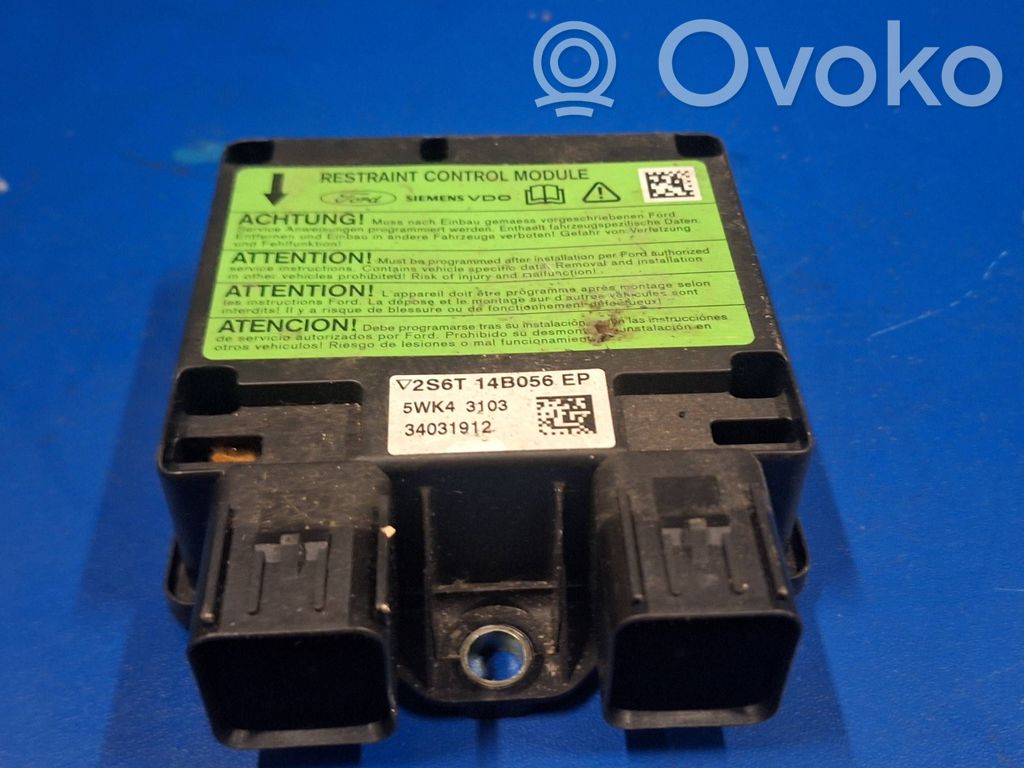 Airbag control unit/module   2S6T14B056EP
