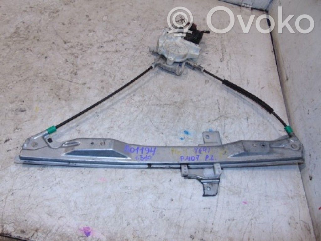 Peugeot 407 Elektryczny podnośnik szyby drzwi przednich 