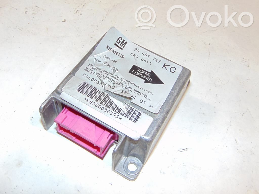 Opel Corsa B Airbag control unit/module 