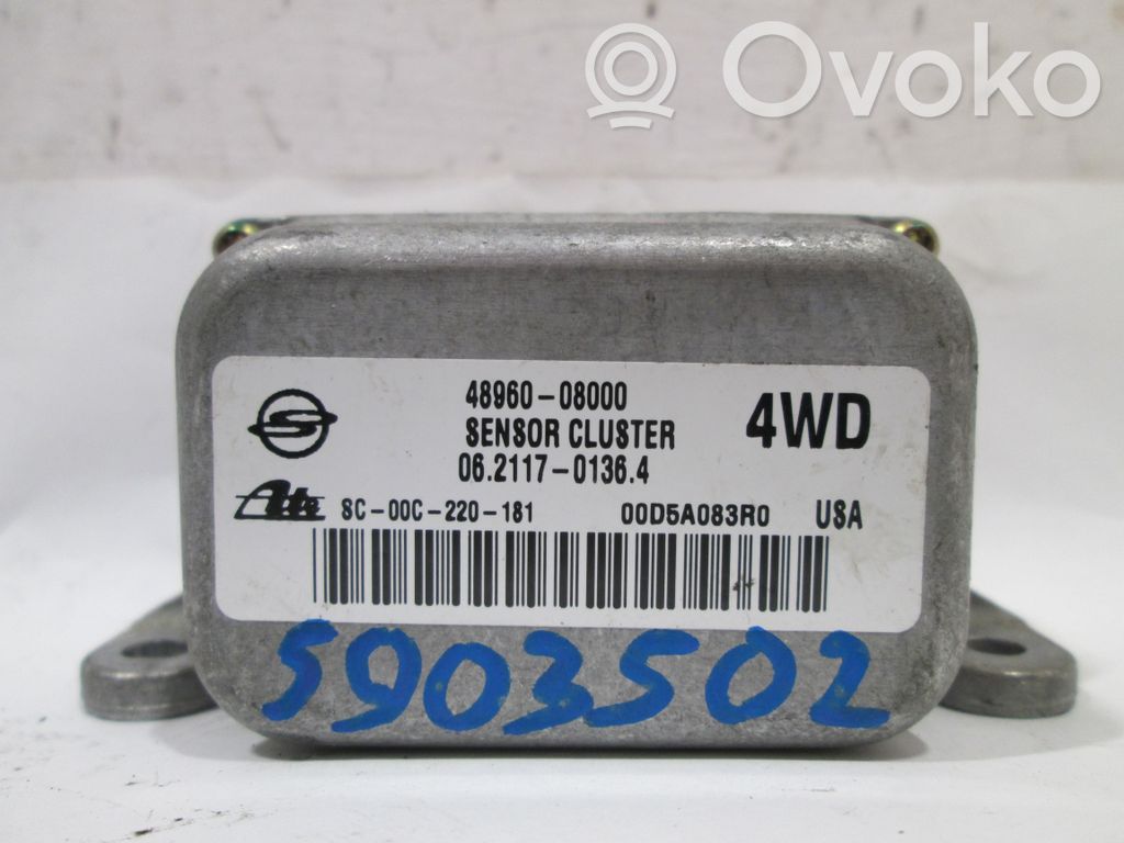 SsangYong Rodius ESP acceleration yaw rate sensor 