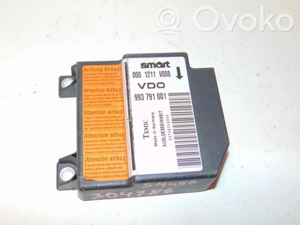 Smart ForTwo I Airbag control unit/module 