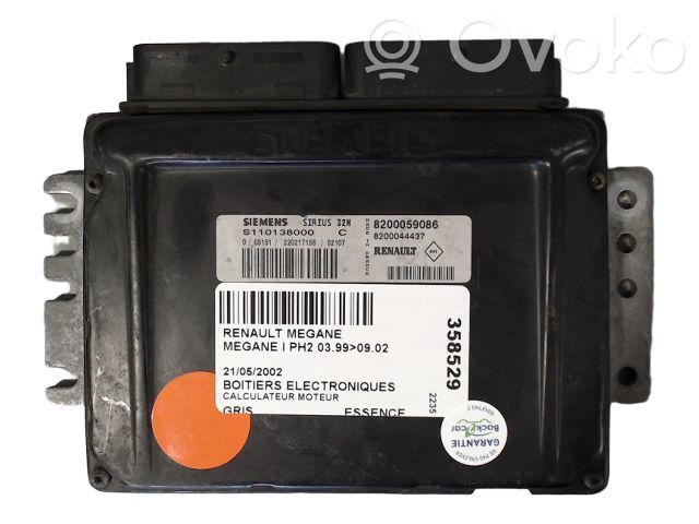 Engine control unit/module ECU   SIRIUS32RENAULT,SIRIUS32RENAULT