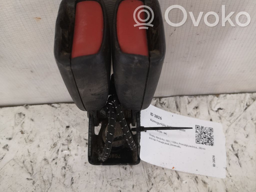Volvo V70 Hebilla del cinturón de seguridad trasero 