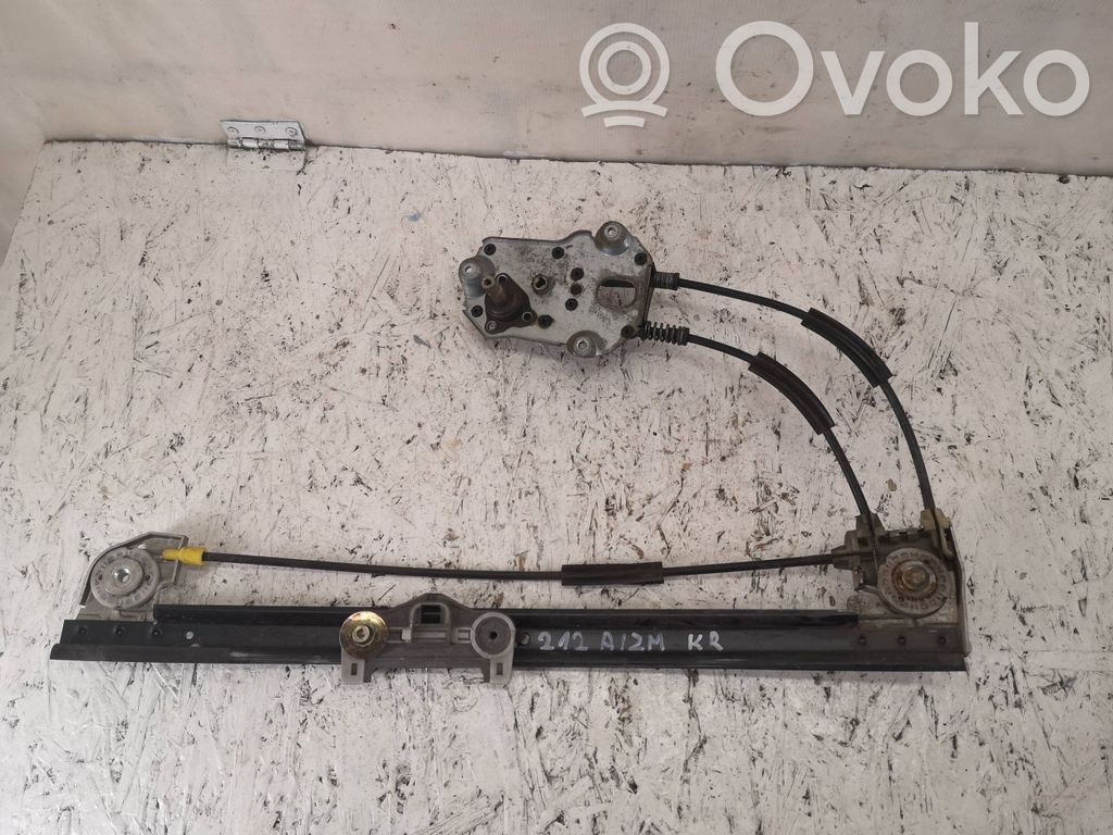 BMW 5 E39 Regulador manual de la ventanilla trasera 