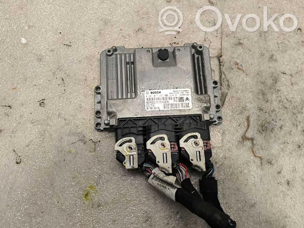 Engine control unit/module   9666729680,0281017337,9676833080