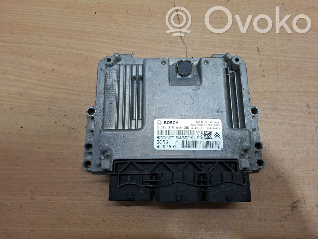 Peugeot 207 Engine control unit/module 