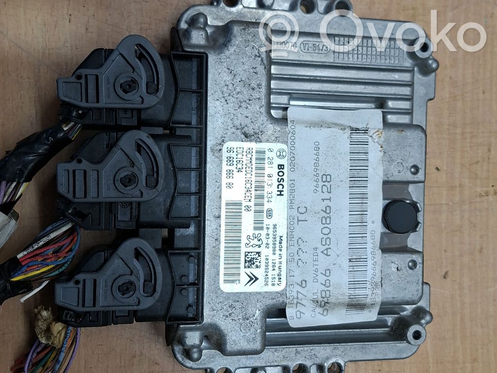 Peugeot 5008 Unitate/modul de control motor 
