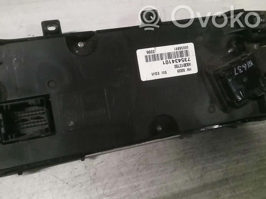 Lancia Ypsilon Climate control unit 