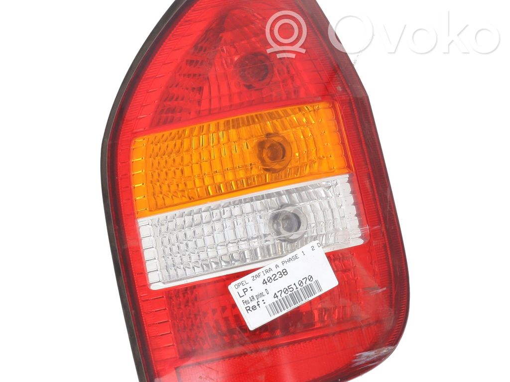 Opel Zafira A Lampa tylna