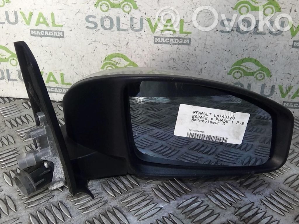 Renault Espace IV Espejo lateral eléctrico de la puerta delantera 
