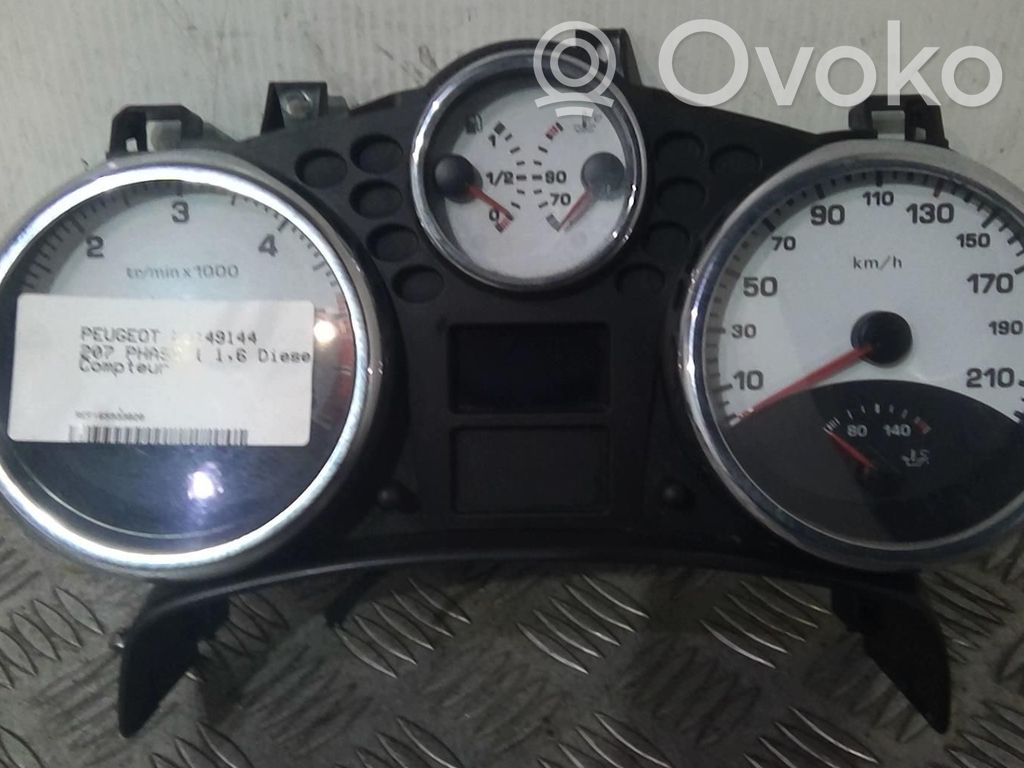 Peugeot 207 Tachimetro (quadro strumenti) 
