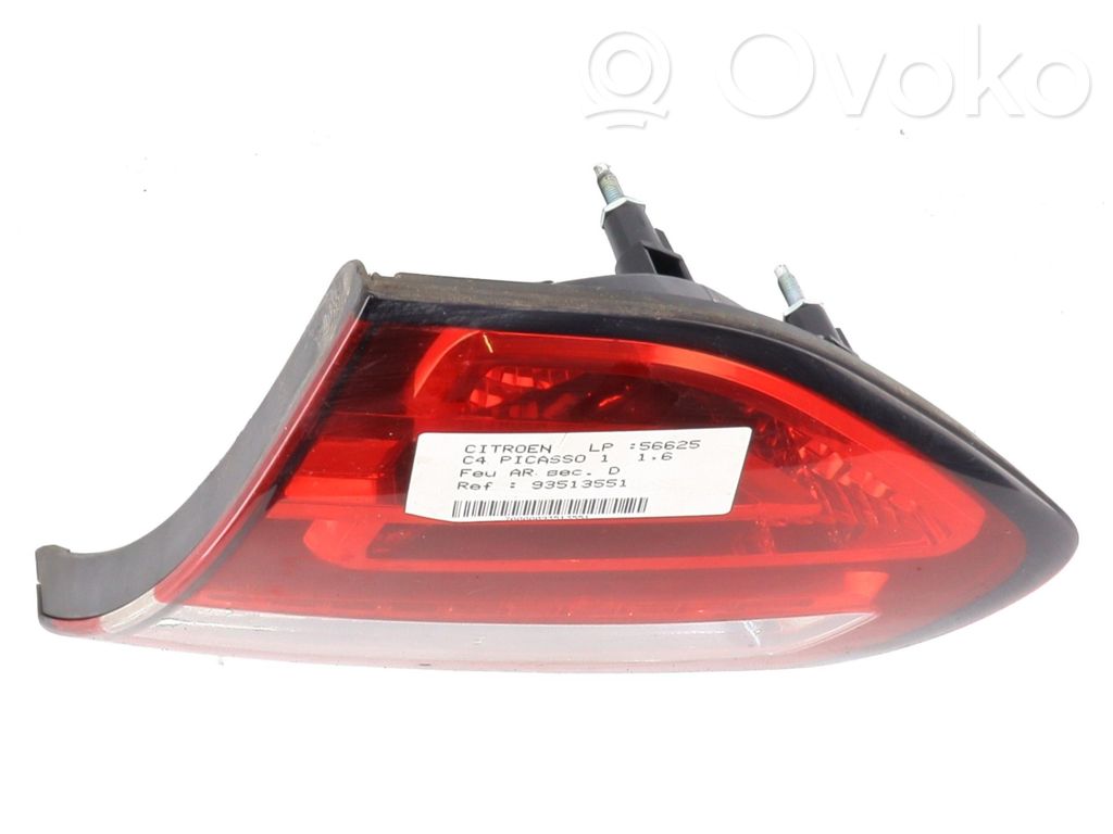 Citroen C4 I Picasso Luci posteriori del portellone del bagagliaio 