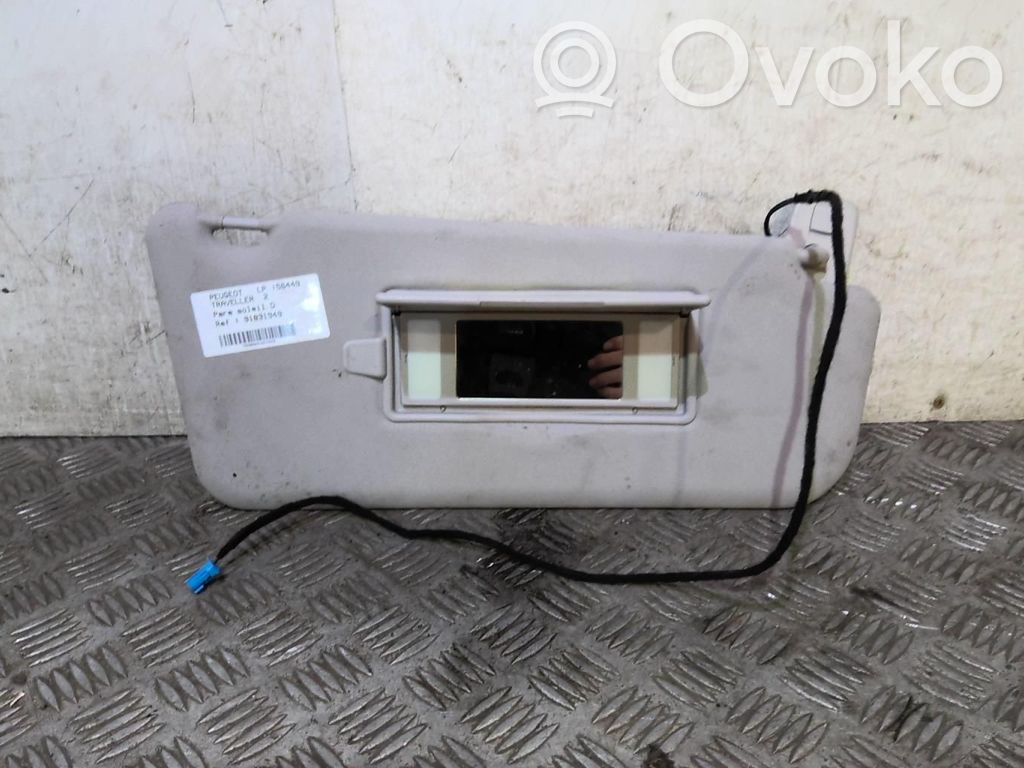Peugeot Traveller Sun visor 