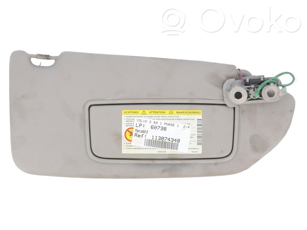 Volvo S60 Sun visor 
