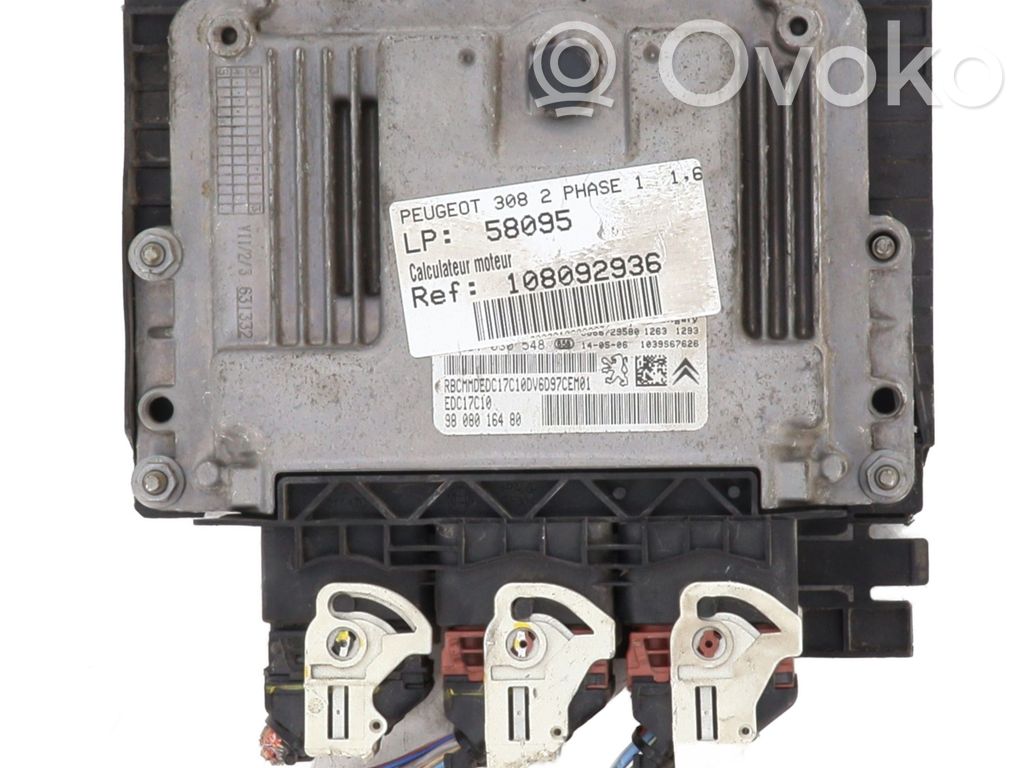 Peugeot 308 Engine control unit/module 