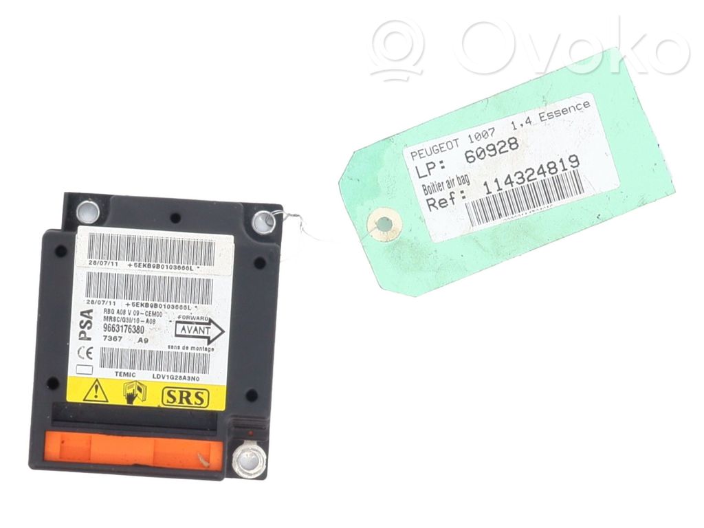 Peugeot 1007 Airbag control unit/module 