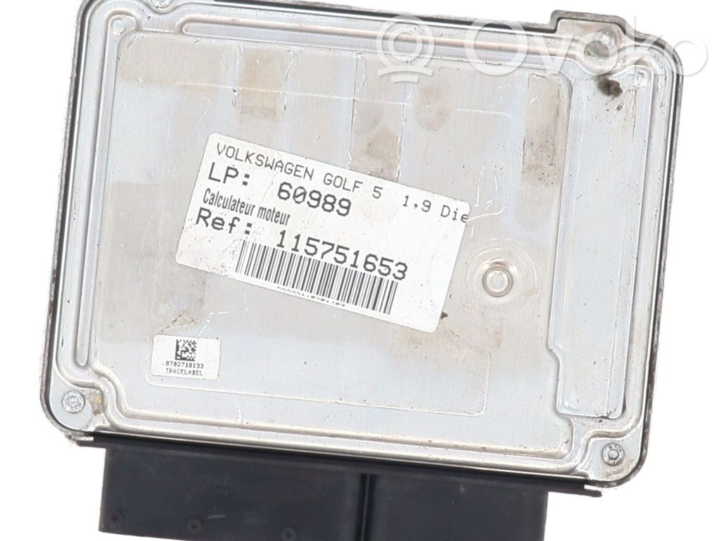 Volkswagen Golf V Unidad de control/módulo del motor 