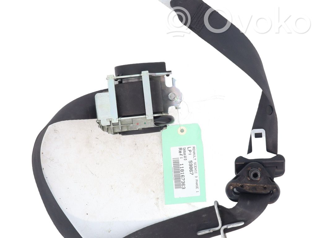 Renault Scenic III - Grand scenic III Ceinture de sécurité avant