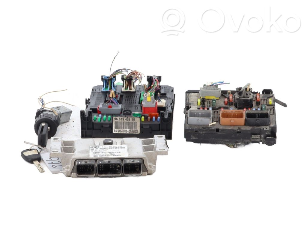 Peugeot 307 Engine ECU kit and lock set 