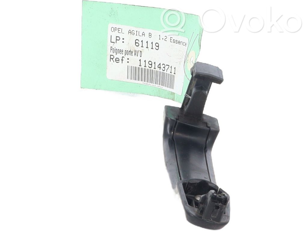 Opel Agila B Manecilla externa puerta delantera 