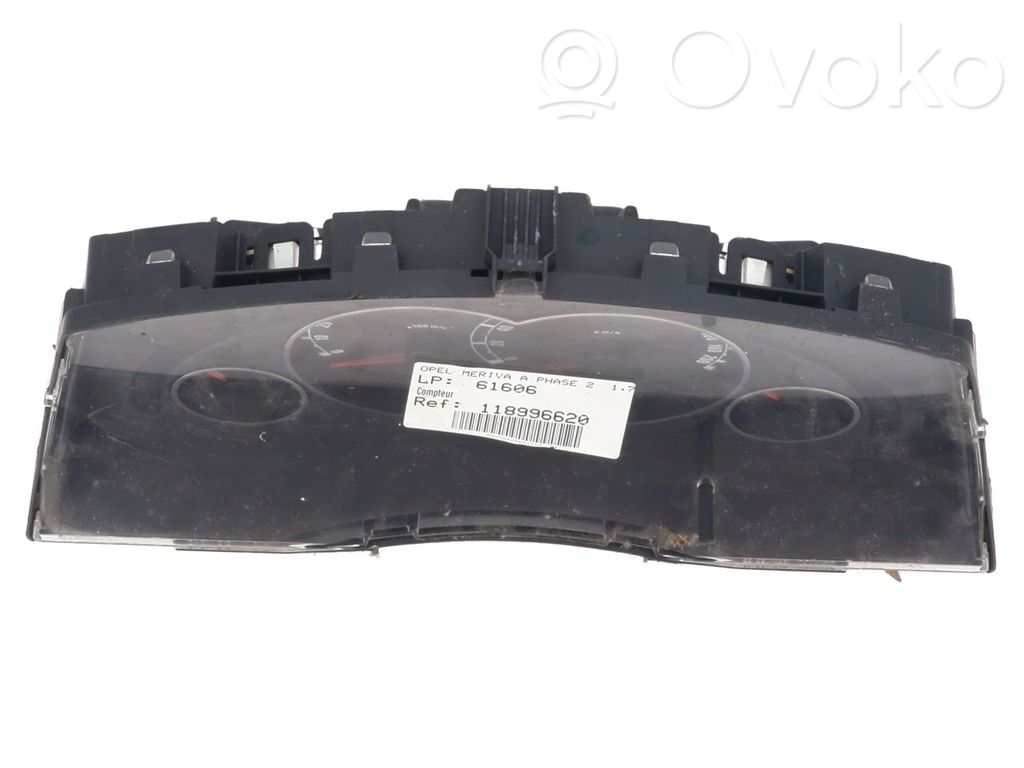 Opel Meriva A Tachimetro (quadro strumenti) 