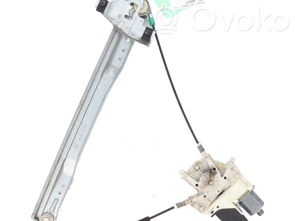 Peugeot 407 Regulador de puerta delantera con motor 