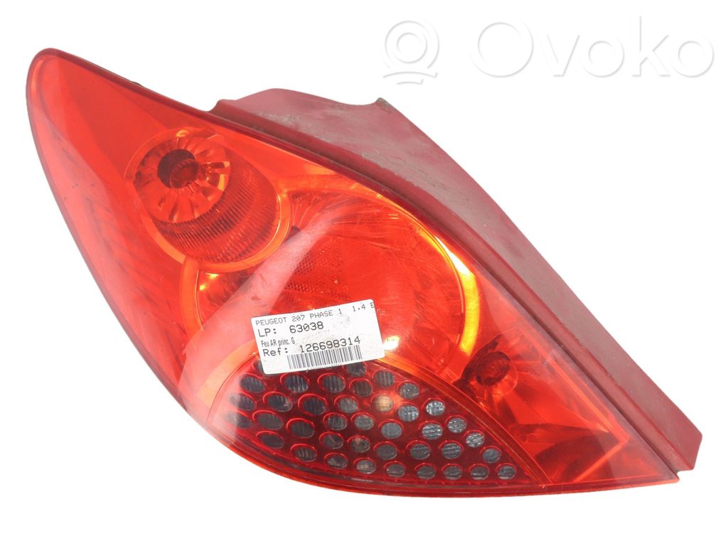 Peugeot 207 Luci posteriori 
