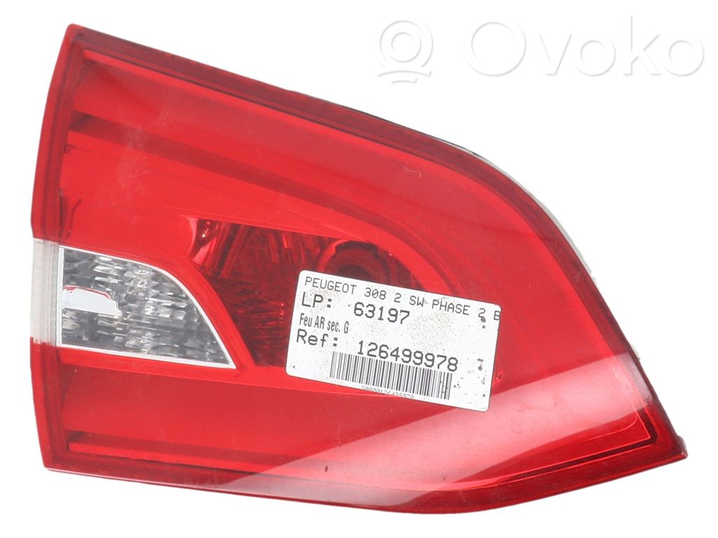 Peugeot 308 Lampă spate în capacul portbagajului 