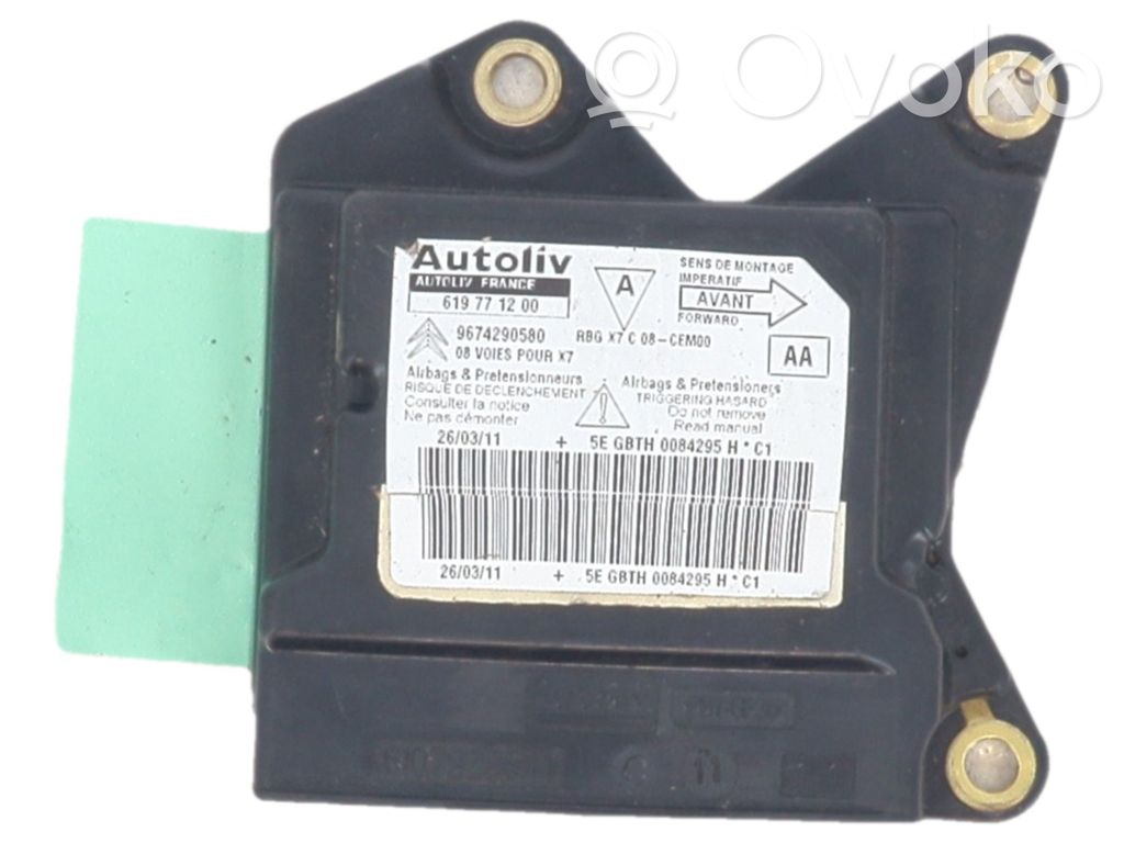 Citroen C5 Centralina/modulo airbag 