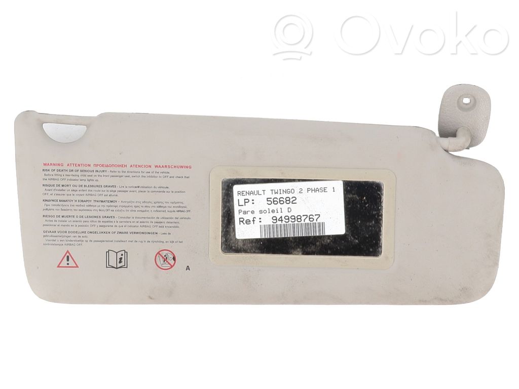 Renault Twingo II Sun visor 
