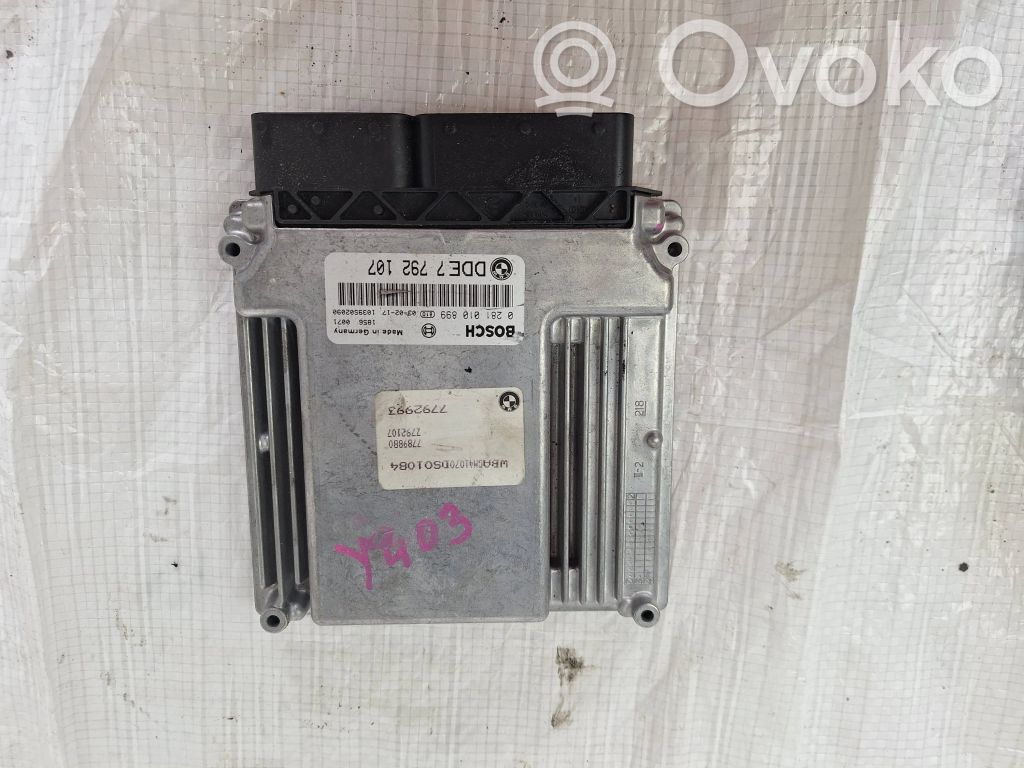 Moottorin ohjainlaite/moduuli   0281010899