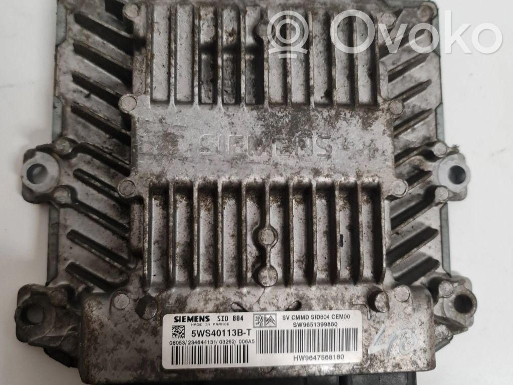 Citroen C2 Engine control unit/module 